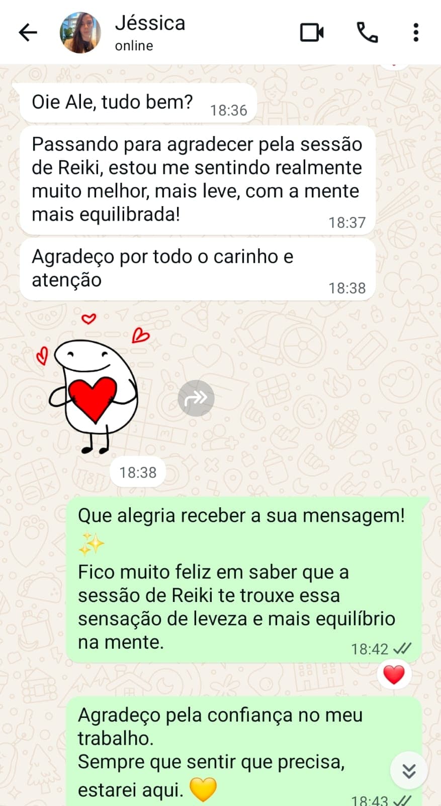 Depoimento 3 — Sessão de Reiki com Ale Vencato em Caxias do Sul
